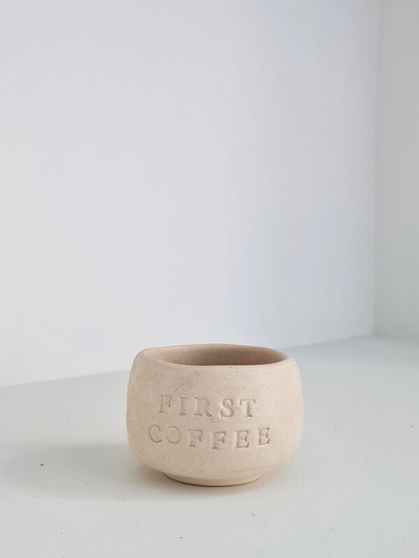 “First Coffee” espresso cup - Imagem 5