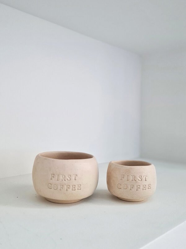 “First Coffee” espresso cup - Imagem 4